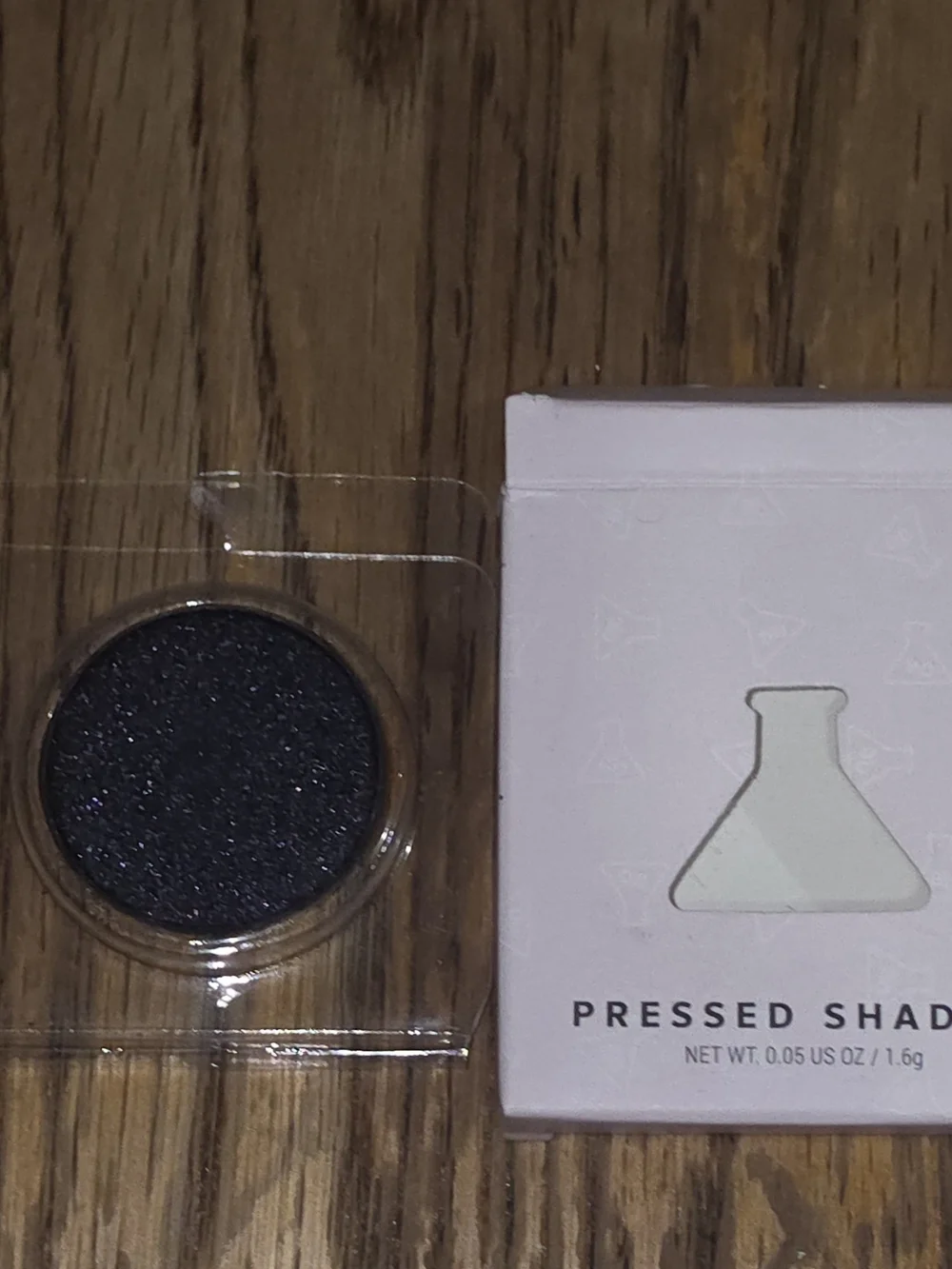 Pressed Eyeshadow Single - Midnight (Black With Purple Glitter Flecks) 0.05oz